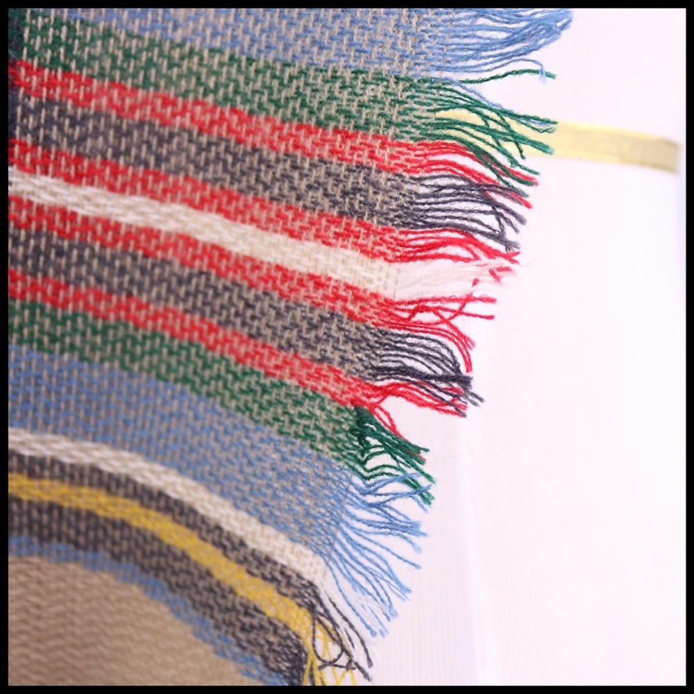 Classic BLANKET SCARF Tartan Plaid Oversized Shawl - Picture 6 of 8